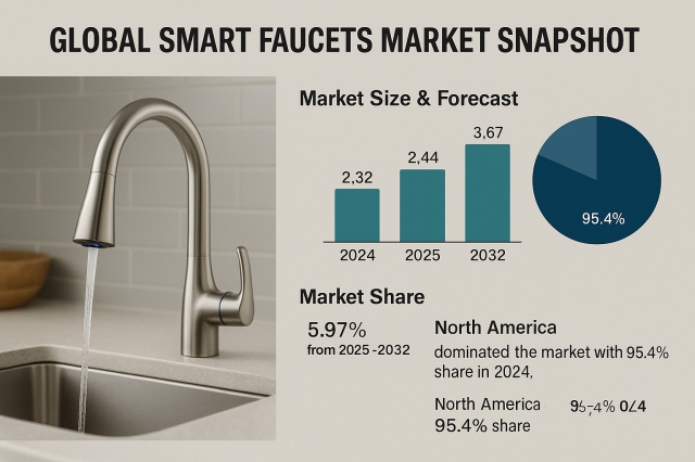 Smart Faucets Market Research Report with Regional Analysis 2025–2032