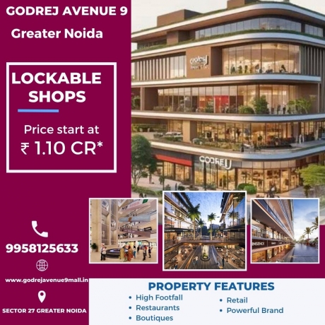Don’t Miss Out: Book Your Dream Shops at Godrej Avenue 9 Today!