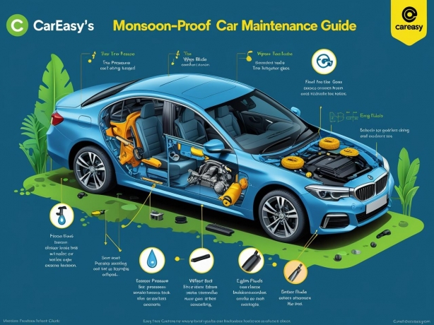 Monsoon-Proof Your Car: CarEasy’s Seasonal Maintenance Guide