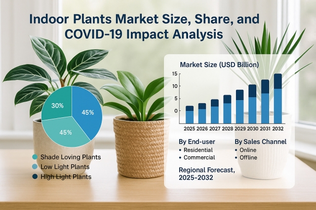 Indoor Plants Market Forecast by Product, End-User & Geography