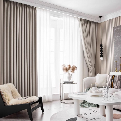 Motorized Curtains in Dubai, Smart Light Control by Instylea