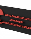 Customizable 3D Printed Name Plates for Business & Personal Use