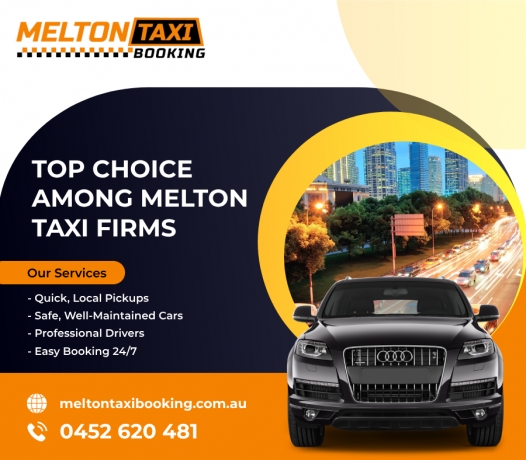 Trusted taxi services firms at Melton Taxi Booking