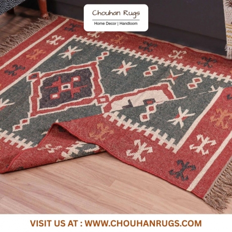  Wool Jute Kilim Rugs