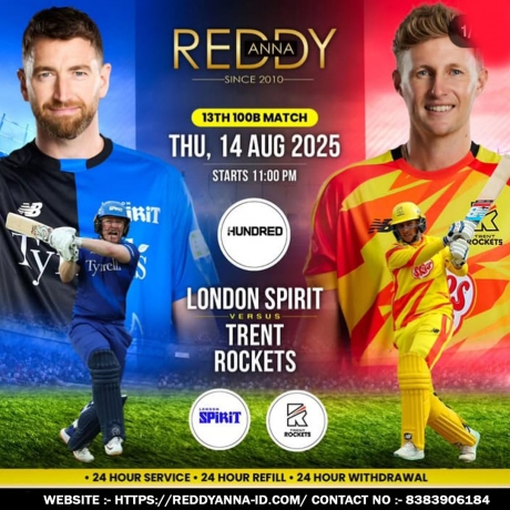Bet Smart, Play Hard: Reddy Anna’s Ultimate Guide to London Spirit vs Trent Rockets Online Exchange.