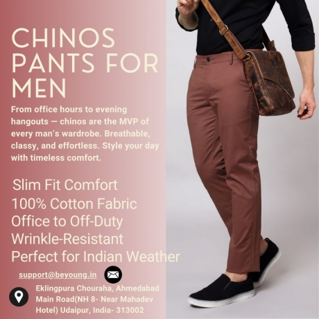 Chinos for Men: The Perfect Outfit for Indian Weddings and Festive Wear