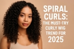 Spiral Curls: The Must-Try Curly Wig Trend for 2025