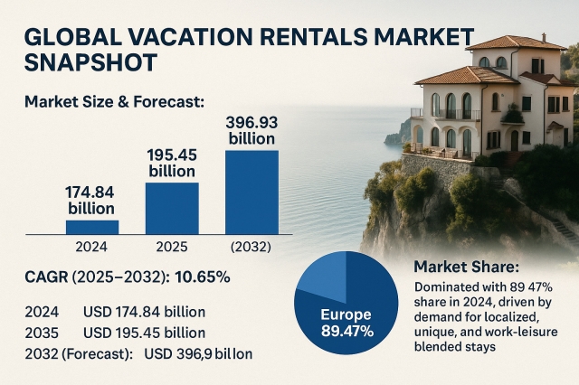 Vacation Rentals Market Growth Insights, Key Trends & Forecast 2025–2032