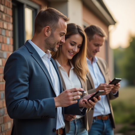 Property inspection app displaying customizable checklist on smartphone”