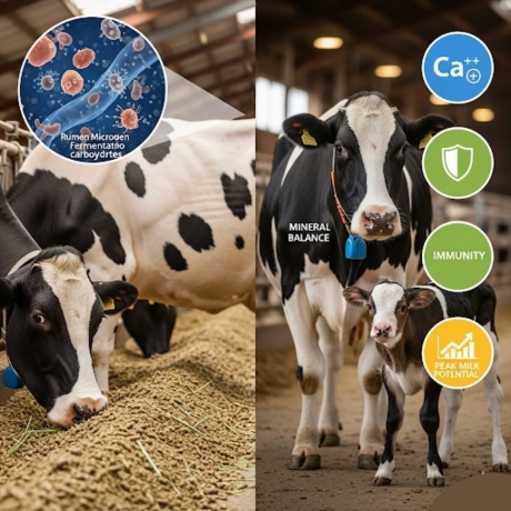 How Transition Feed Boosts Dairy Cow Health and Milk Production