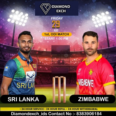 Experience the Thrill of Cricket with Diamondexch ID : Instant Updates and Unmatched Security for the Zimbabwe vs Sri Lanka 1st Test 2025.