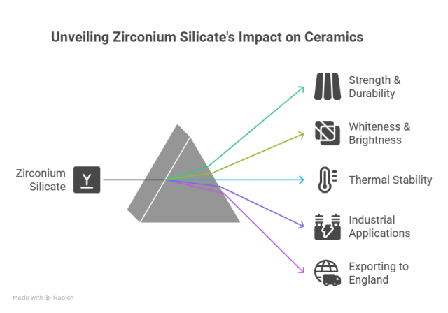 How Zirconium Silicate Supports the Ceramic Industry in England