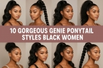 10 Gorgeous Genie Ponytail Styles Black Women Will Love in 2025