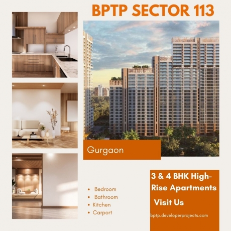 BPTP  in Sector 113  Gurgaon - Upcoming Residential Project