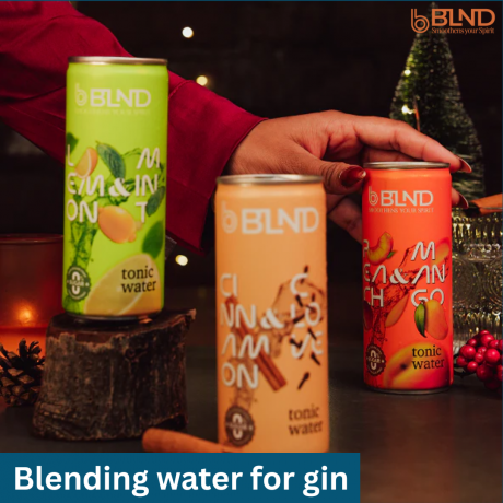 Blending water for gin