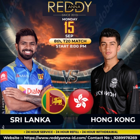Reddy Anna Online Book ID : Your Ultimate Destination for Live Updates on Northern Sri Lanka vs Hong Kong, 8th Match ,Match – September 15, 2025.
