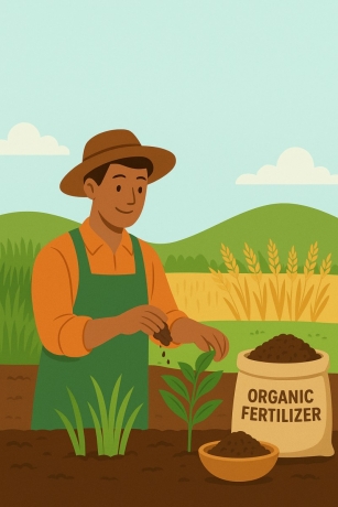 Natural Fertiliser for Rice, Wheat, and Other Staple Crops