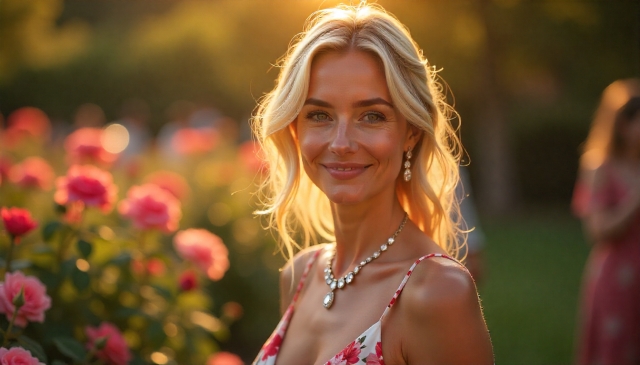 Shine with Timeless Beauty Wearing a Stunning Diamond Necklace