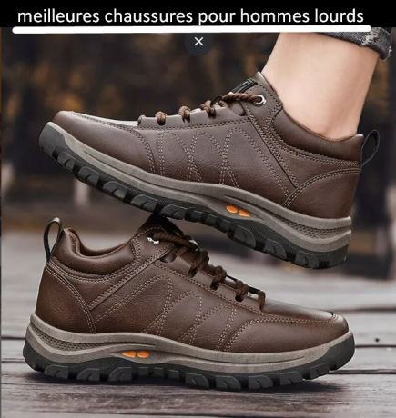 Parfaites pour les activités extérieures : les meilleures chaussures pour les hommes lourds