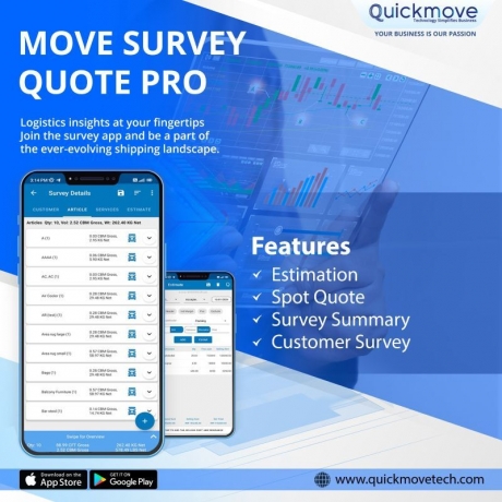 Moving Business: Move Survey Quote Pro App