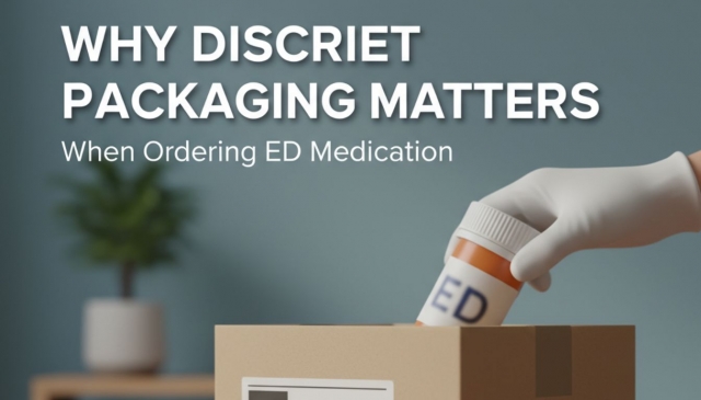 Why Discreet Packaging Matters When Ordering ED Medication