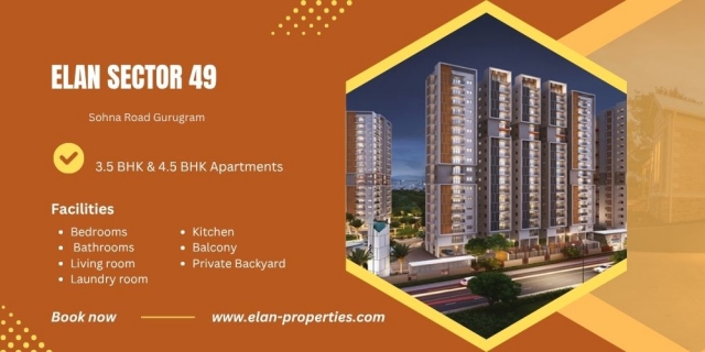 Elan sector 49 Sohna Road Gurgaon  - Premium Apartments