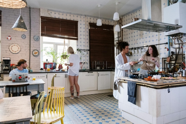 Photo by cottonbro studio: https://www.pexels.com/photo/women-and-men-in-kitchen-5146884/