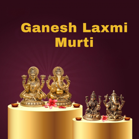 Beautiful Ganesh Laxmi Murti Designs for Home and Office