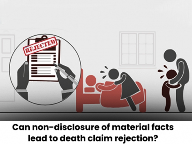 Can non-disclosure of material facts lead to death claim rejection