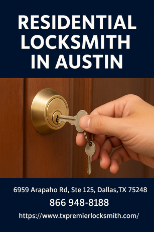 Residential Locksmith Experts Austin’s Trusted Key to Home Security 