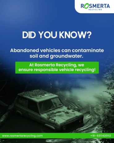 Eco-friendly vehicle recycling services by Rosmerta Recycling