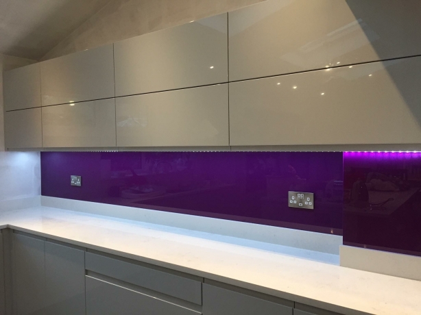 Dive into the Depths of Design: Exploring the Allure of Purple Splashbacks