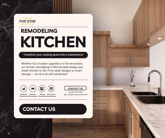 Contractor for Kitchen Remodel in Wichita | Five Star Wichita