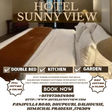 Experience the Charm of Best Cottages in Dalhousie | Book Now (+ 91-7973954996)