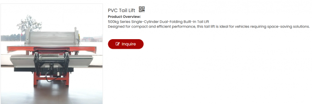 Elevating Modern Logistics: The Innovation and Utility of PVC Tail Lift Technology