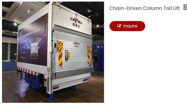 The Future of Heavy Lifting: Why the Chain-Driven Column Tail Lift Is Redefining Vehicle Loading Systems