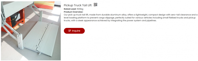 Revolutionizing Cargo Handling: The Modern Role of Pickup Truck Tail Lift Systems