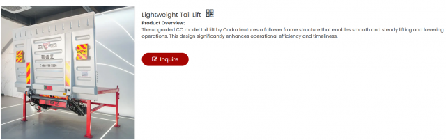 Lightweight Tail Lift: Redefining Efficiency and Mobility for Modern Transportation