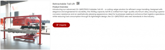 Redefining Cargo Mobility: Why the Retractable Tail Lift Is the Future of Modern Transport