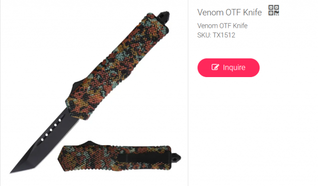 Venom OTF Knife: The Ultimate Fusion of Aggressive Design and Precision Performance