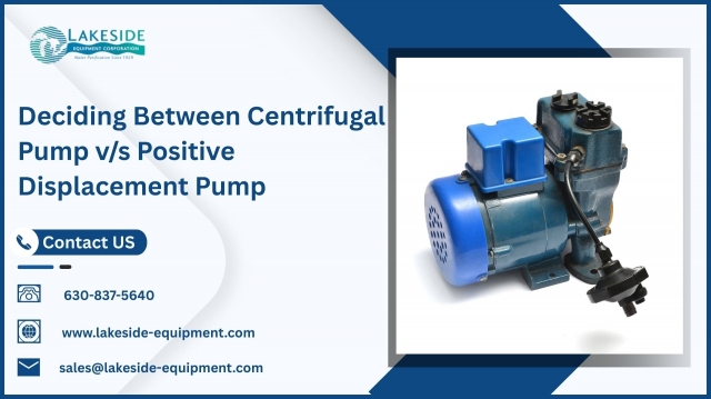 Deciding Between Centrifugal Pump v/s Positive Displacement Pump