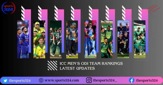 ICC Men's ODI Team Rankings In Cricket History