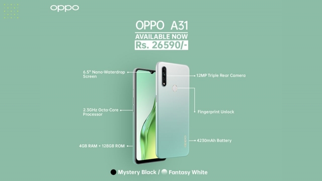 OPPO A31: Unveiling Its Spectacular Features and Specifications