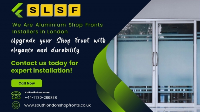 Aluminium Shop Fronts by South London Shop Fronts