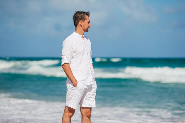Stay Cool and Stylish: Men's Linen Shirts for Your Beach Wedding