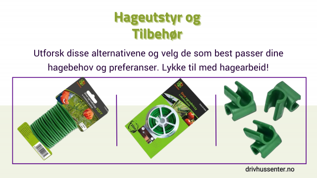 Hageutstyr og Tilbehør for Enhver Hageentusiast