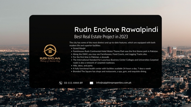 Why Invest in Rudn Enclave Rawalpindi Executive Block?