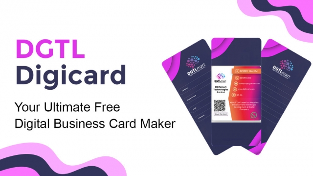 How to Create a Free Online Digital Visiting Card with DGTLmart Digicard