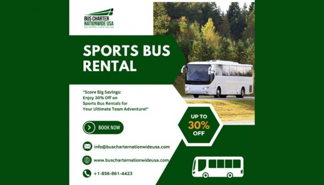 Empower Your Team: 30% Discount on Sports Bus Rentals - Book & Save!