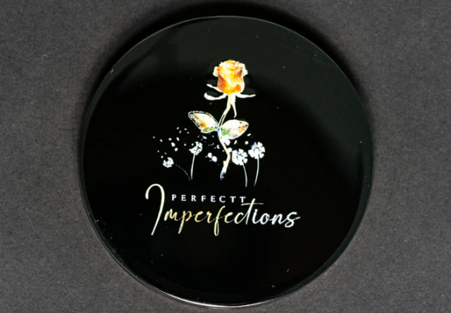 Rose Compact Mirror